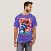 DE GROTE GAMERA GOLF OFF KANAGAWA Premium T-shirt (Voorkant volledig)