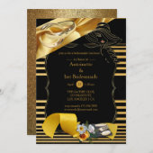 De Grote Gatsby Bridesmaid-uitnodiging Kaart (Voorkant / Achterkant)