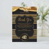 De Grote Gatsby Dank je kaart (Staand voorkant)