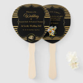 De Grote Gatsby Hand Fans Handwaaier (Voorkant en achterkant)