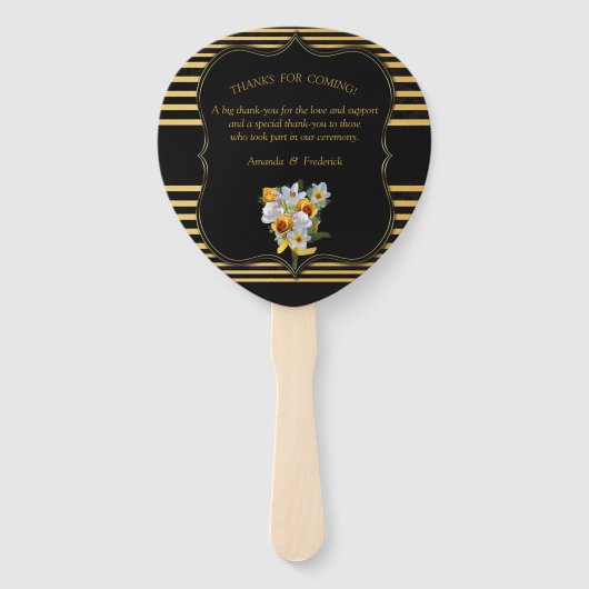 De Grote Gatsby Hand Fans Handwaaier (Achterkant)