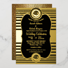 De Grote Gatsby Inspiratie Folie Uitnodiging