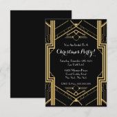 De Grote Gatsby NYC van 1920 met kerst Kaart (Voorkant / Achterkant)