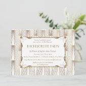 De Grote Gatsby White Bachelorette Party van de Ro Kaart (Staand voorkant)