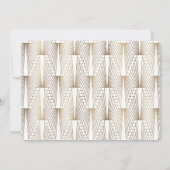 De Grote Gatsby White Bachelorette Party van de Ro Kaart (Achterkant)