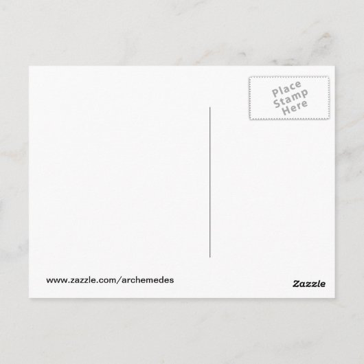 De grote geest briefkaart (Achterkant)