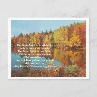 De grote geest briefkaart