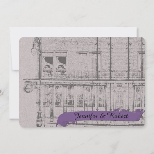 De grote gemakkelijke bruiloft uitnodiging (Voorkant)