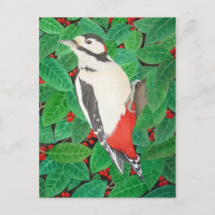 De grote gepotte Woodpecker Briefkaart
