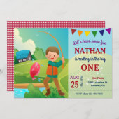 De grote Geviste themajongens van de eerste verjaa Kaart (Voorkant / Achterkant)