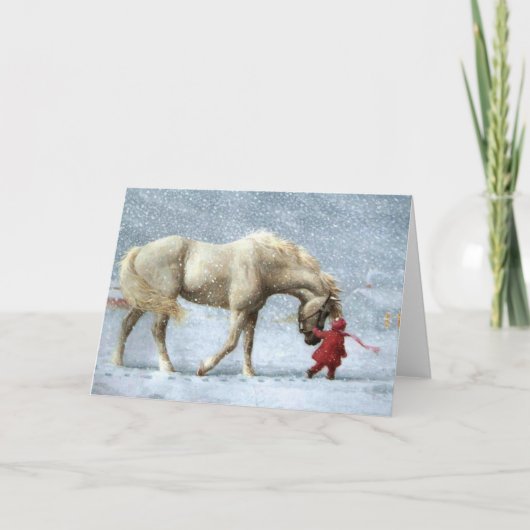 De grote Gift Feestdagen Kaart (Voorkant)