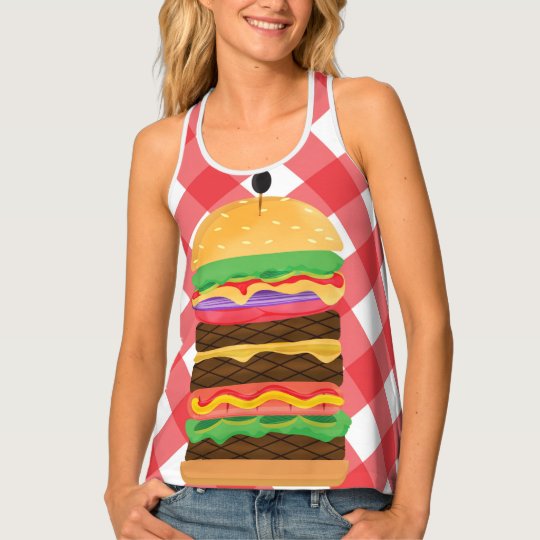 De grote Gingang van de Hamburger van de Zomer van Tanktop