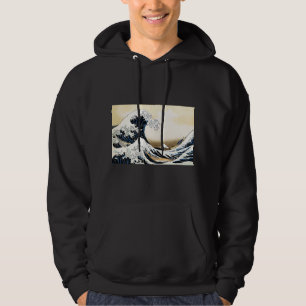 De Grote Golf bij Kanagawa Hokusai, Japanse kunst Hoodie