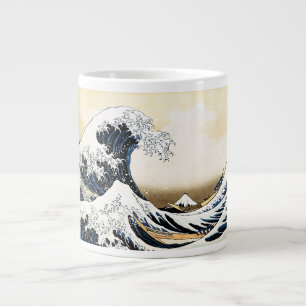 De Grote Golf bij Kanagawa Hokusai, Japanse kunst Koffiekop