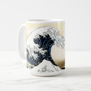De Grote Golf bij Kanagawa Hokusai, Japanse kunst Koffiemok