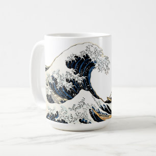 De Grote Golf bij Kanagawa Hokusai, Japanse kunst Koffiemok