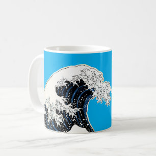 De Grote Golf bij Kanagawa Hokusai, Japanse kunst Koffiemok