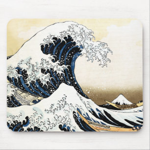 De Grote Golf bij Kanagawa Hokusai, Japanse kunst Muismat