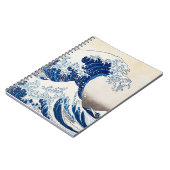 De Grote Golf bij Kanagawa -  Japans Notitieboek (Linkerzijde)