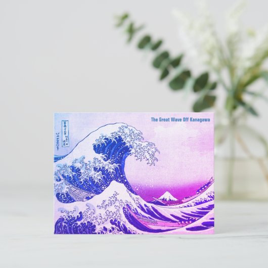 De grote golf briefkaart (Staand voorkant)