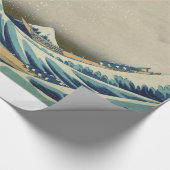 De grote golf cadeaupapier (Hoek)