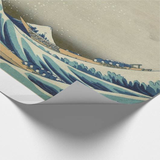 De grote golf cadeaupapier (Hoek)