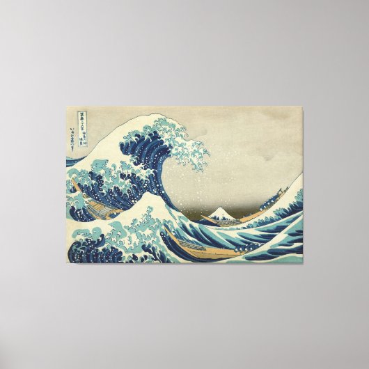De grote golf canvas afdruk (Voorkant)