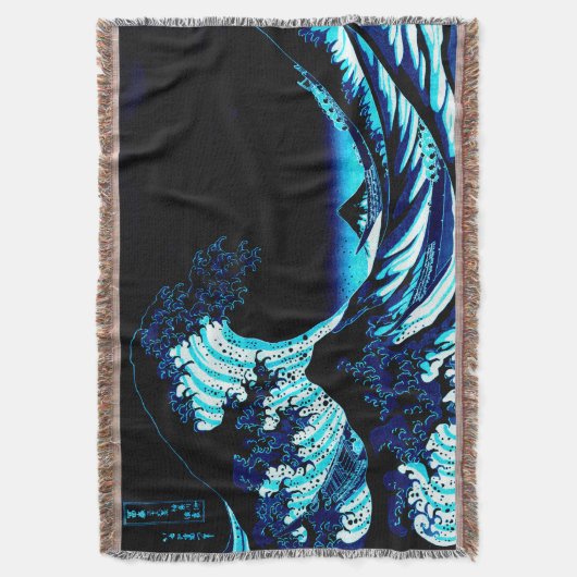 De Grote Golf Deep Blue Deken (Voorkant Verticaal)