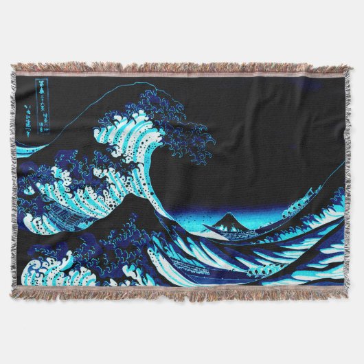 De Grote Golf Deep Blue Deken (Voorkant)