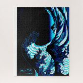 De Grote Golf Donkerblauw Legpuzzel (Verticaal)