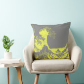 De Grote Golf Geel & Grijs Kussen (Stoel)