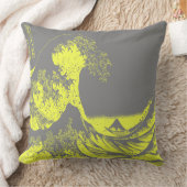 De Grote Golf Geel & Grijs Kussen (Deken)