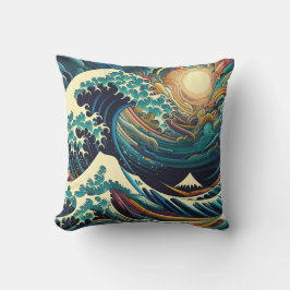 De Grote Golf, golf uit Kanagawa v1 Buitenkussen