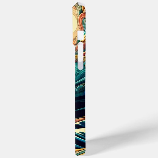 De Grote Golf, golf uit Kanagawa v1 Case-Mate iPhone Case (Achterkant / Links)