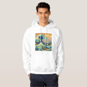 De Grote Golf, golf uit Kanagawa v2 Hoodie (Voorkant volledig)