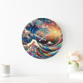 De Grote Golf, golf uit Kanagawa v3 Klok (Huis)