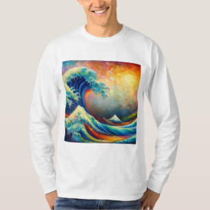 De Grote Golf, golf uit Kanagawa v4 T-shirt