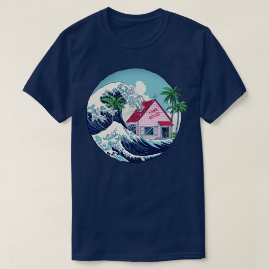 de grote golf in kame house t-shirt (Design voorkant)