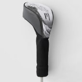 De Grote Golf in zwart-wit Golfheadcover (Schuin)