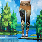  De Grote Golf Japans Artiest Ocean Waves Leggings