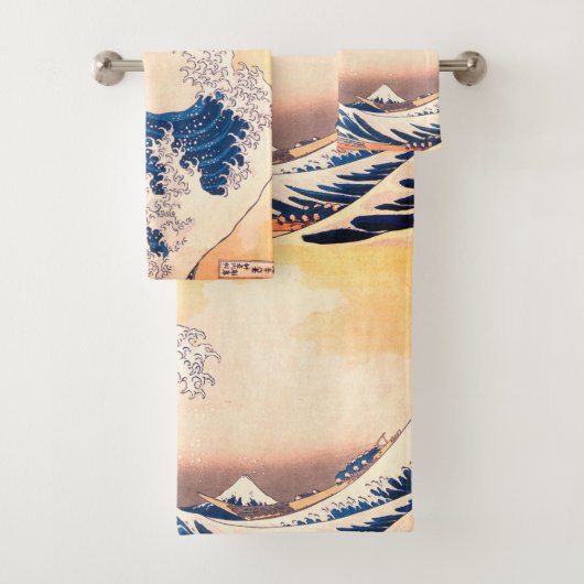 De Grote Golf - Japanse kunst Bad Handdoek (Insitu)