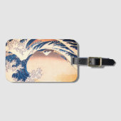 De Grote Golf - Japanse kunst Bagagelabel (Voorkant (horizontaal))