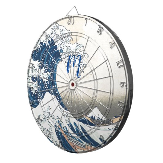 De Grote Golf - Japanse kunst Dartbord (Voorkant Rechts)