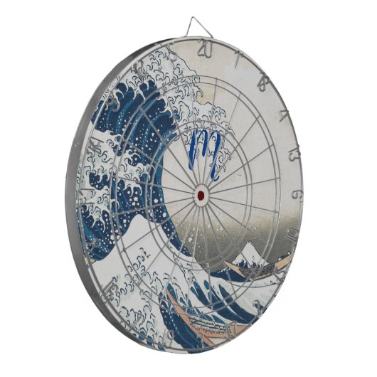 De Grote Golf - Japanse kunst Dartbord (Voorkant Links)