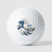 De Grote Golf - Japanse kunst Golfballen (Voorkant)