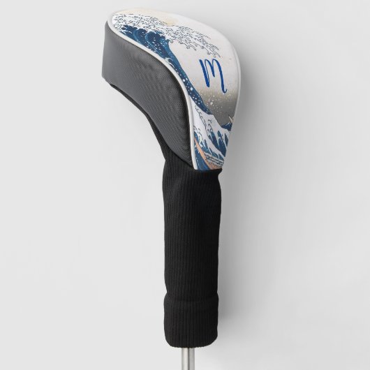 De Grote Golf - Japanse kunst Golfheadcover (Schuin)