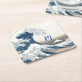 De Grote Golf - Japanse kunst Kartonnen Onderzetters (Schuin)