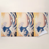 De Grote Golf - Japanse kunst Strandlaken (Voorkant)