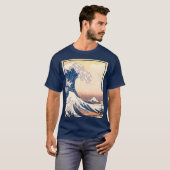 De Grote Golf - Japanse kunst T-shirt (Voorkant volledig)
