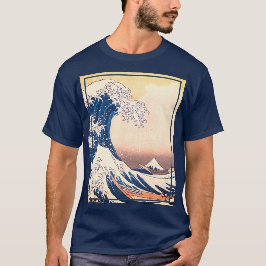 De Grote Golf - Japanse kunst T-shirt (Voorkant)